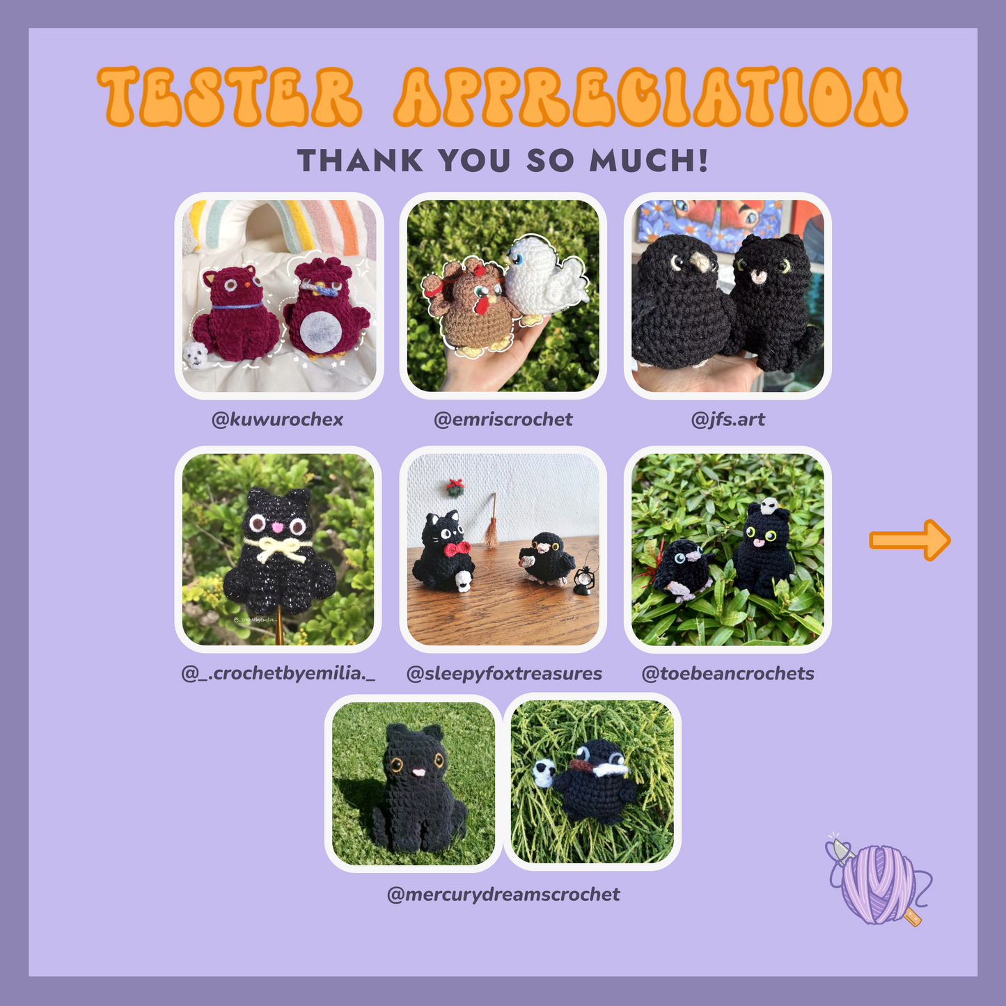 Voidies: Crow and Black Cat Crochet Pattern Bundle