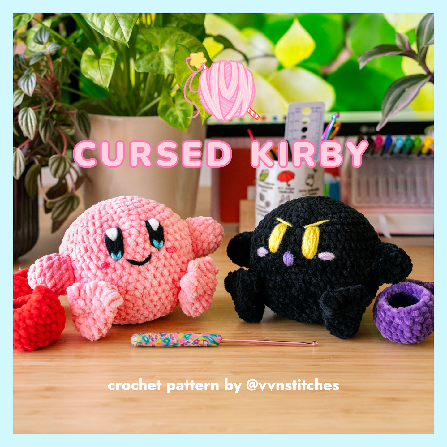 cursed kirby crochet pattern feet amigurumi cute plushie nintendo meme pop culture video games