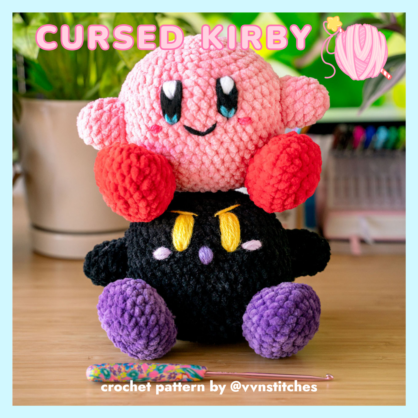 cursed kirby crochet pattern feet amigurumi cute plushie nintendo meme pop culture video games