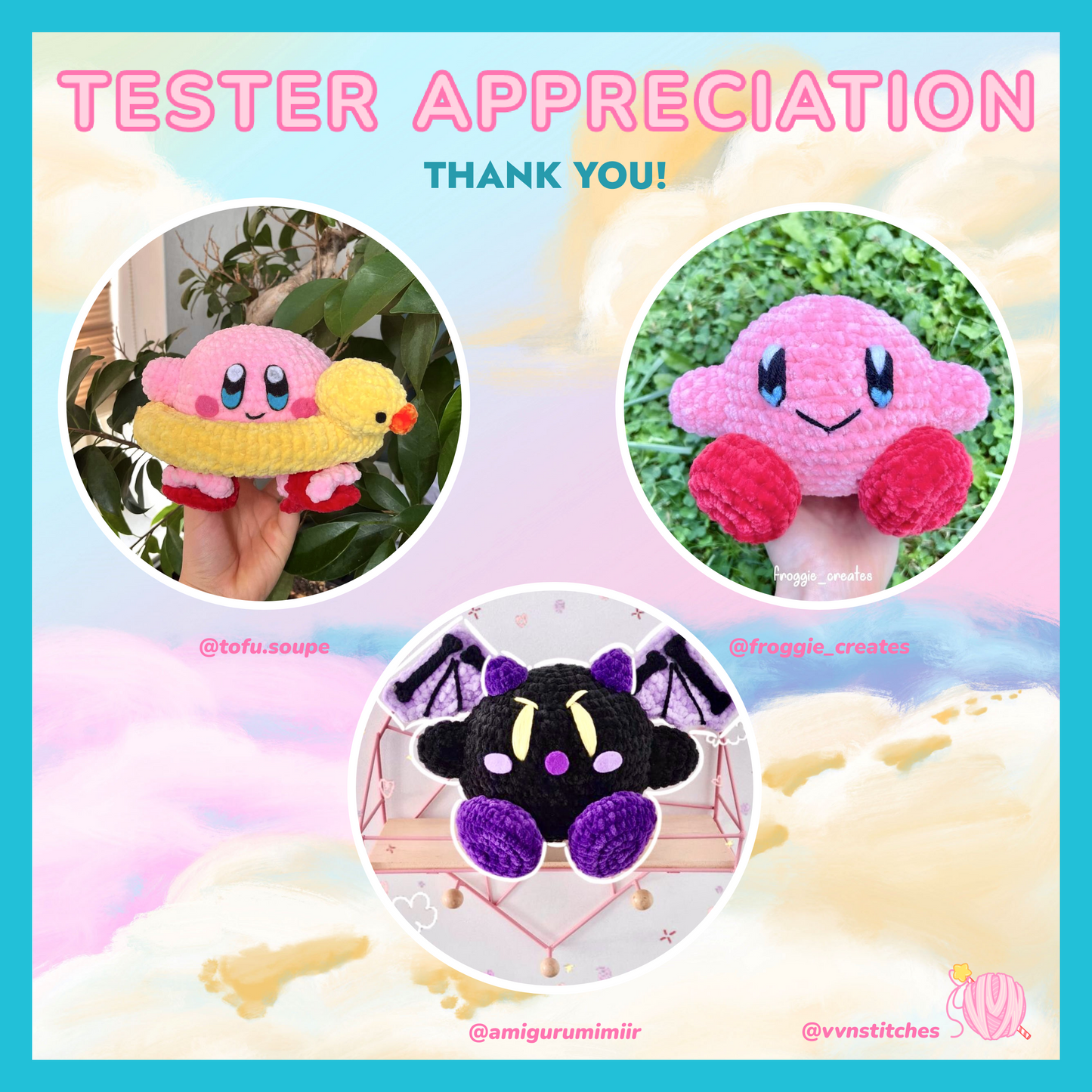 cursed kirby crochet pattern feet amigurumi cute plushie nintendo meme pop culture video games